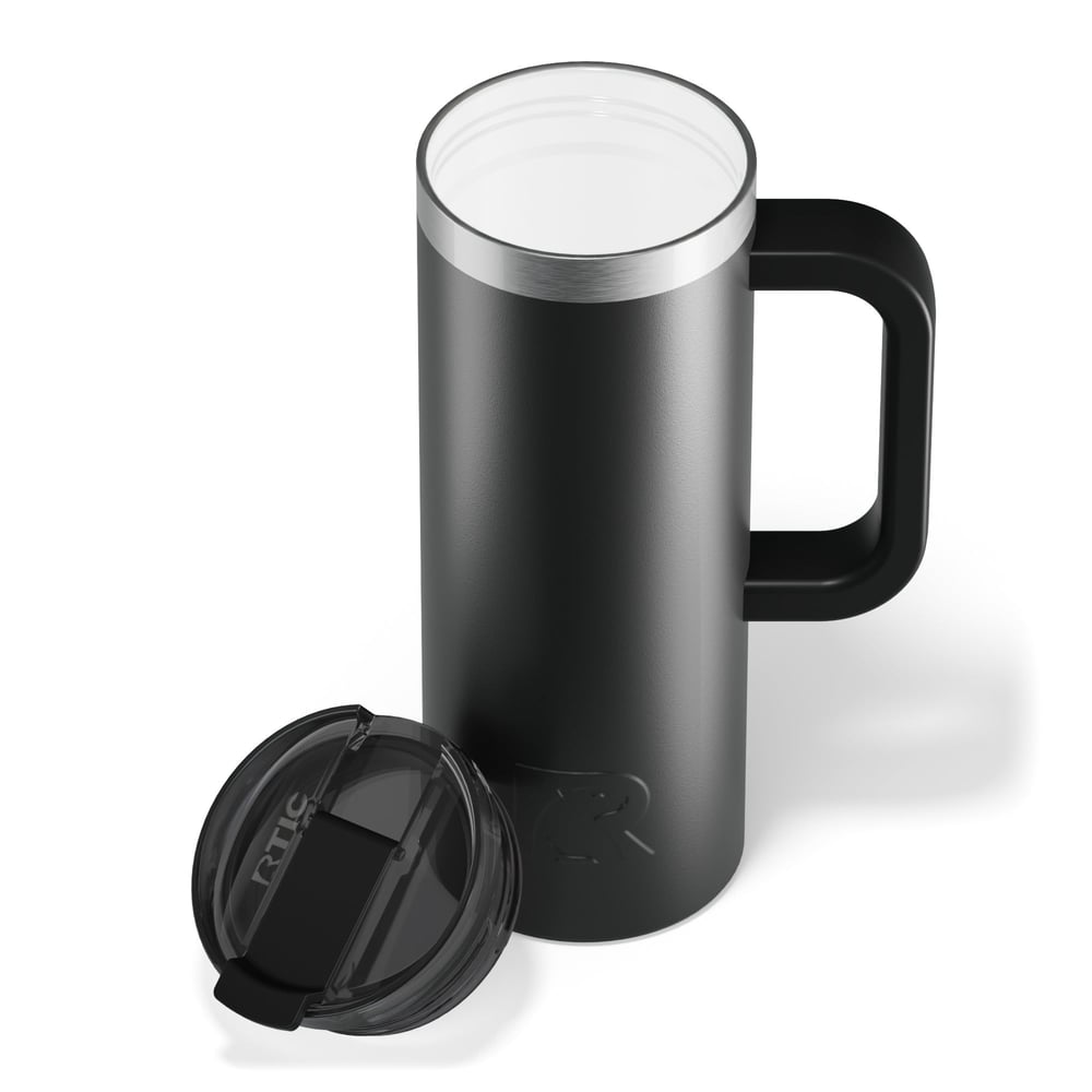 Road Trip Travel Mug Black | Rtic Drinkware|Clearance