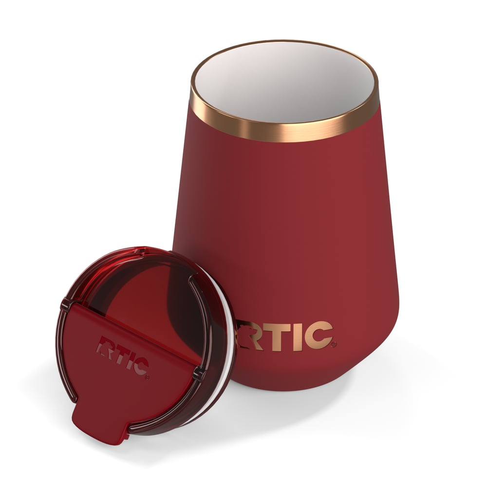 12oz Happy Hour Wine Tumbler Black Cherry | Rtic Drinkware