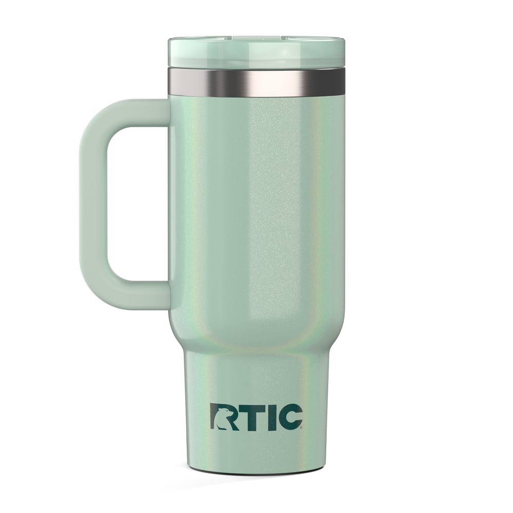 16oz Little Road Trip Tumbler Fresh Mint Glitter | Rtic Drinkware|Gear|Clearance