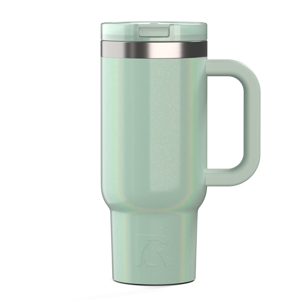 16oz Little Road Trip Tumbler Fresh Mint Glitter | Rtic Drinkware|Gear|Clearance