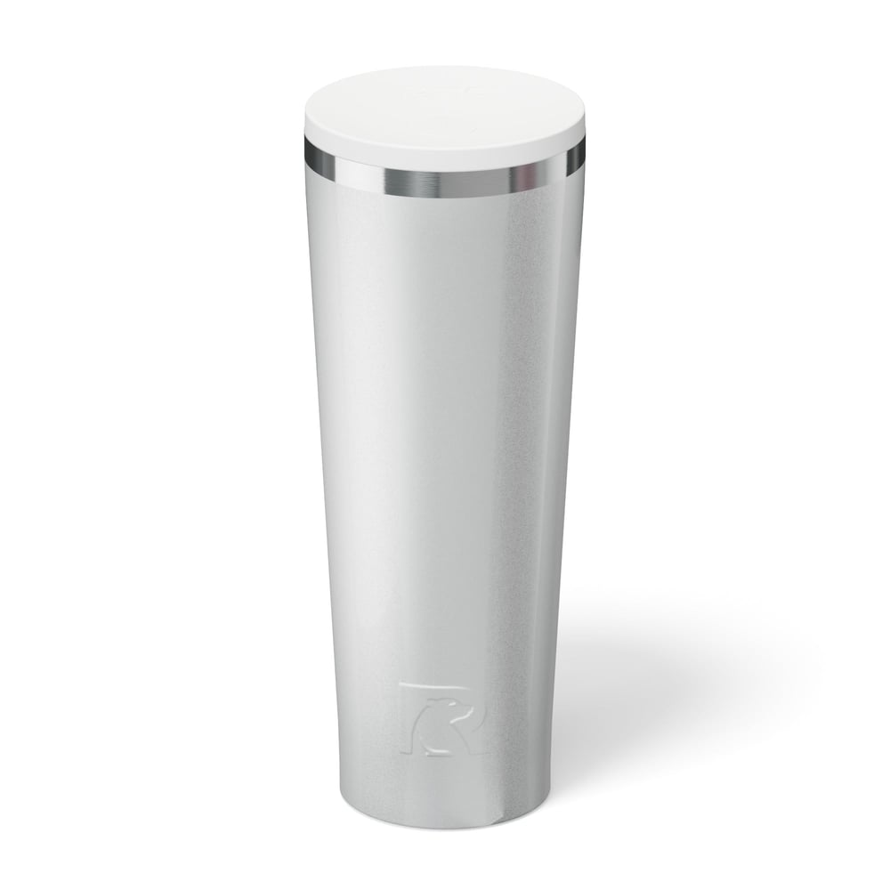 Everyday Tumbler White Glitter | Rtic Drinkware|Clearance