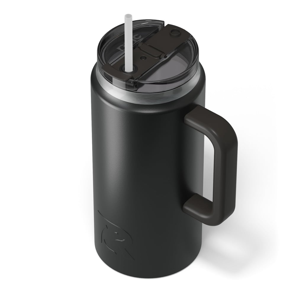 64oz Road Trip Tumbler Black | Rtic Drinkware|Clearance