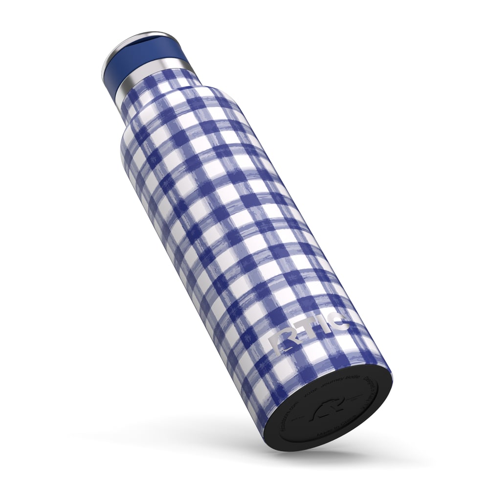 Journey Bottle Cobalt Gingham | Rtic Drinkware|Gear|Clearance