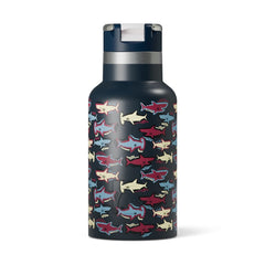 12oz Little Journey Bottle Navy Sharks | Rtic Drinkware|Gear|Clearance