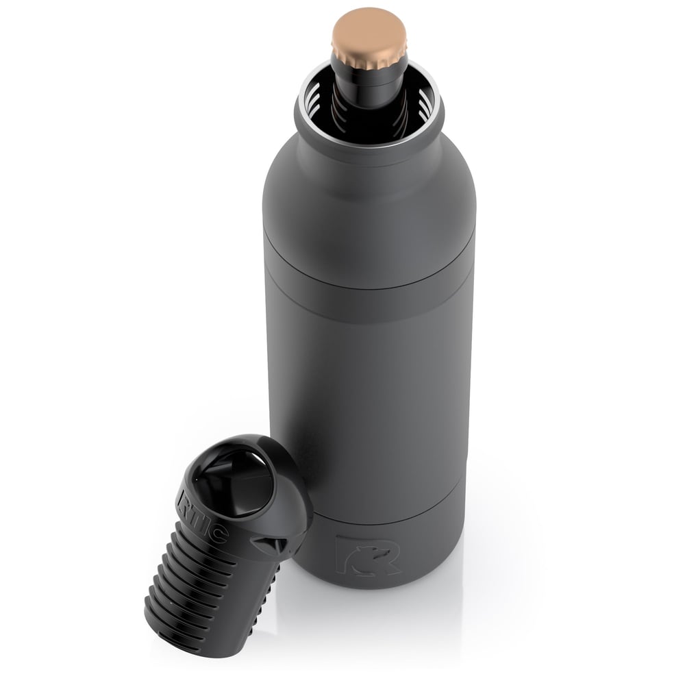 All-in-One Bottle Chiller Black | Rtic Drinkware