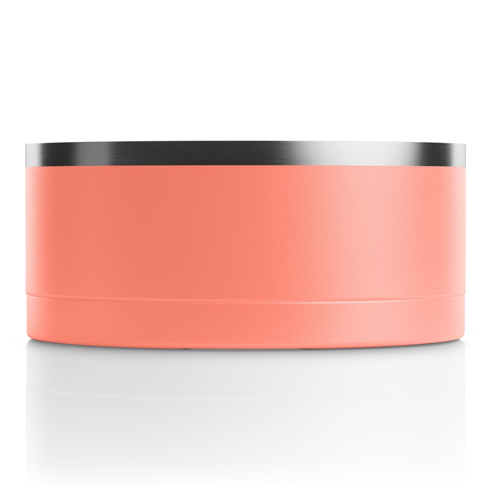 3-In-1 Dog Bowl Coral & Light Grey | Rtic Drinkware|Clearance