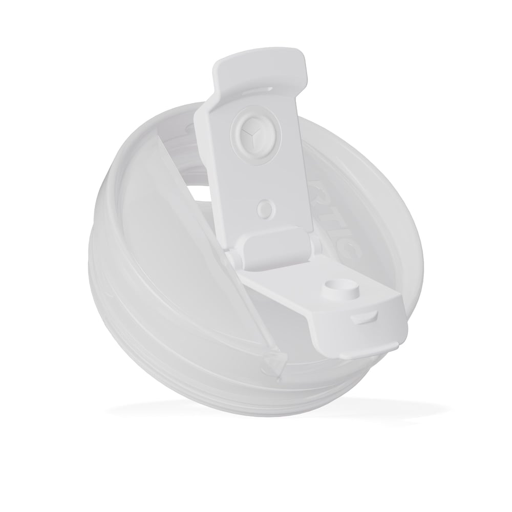 Road Trip Tumbler Replacement Lid White | Rtic Drinkware