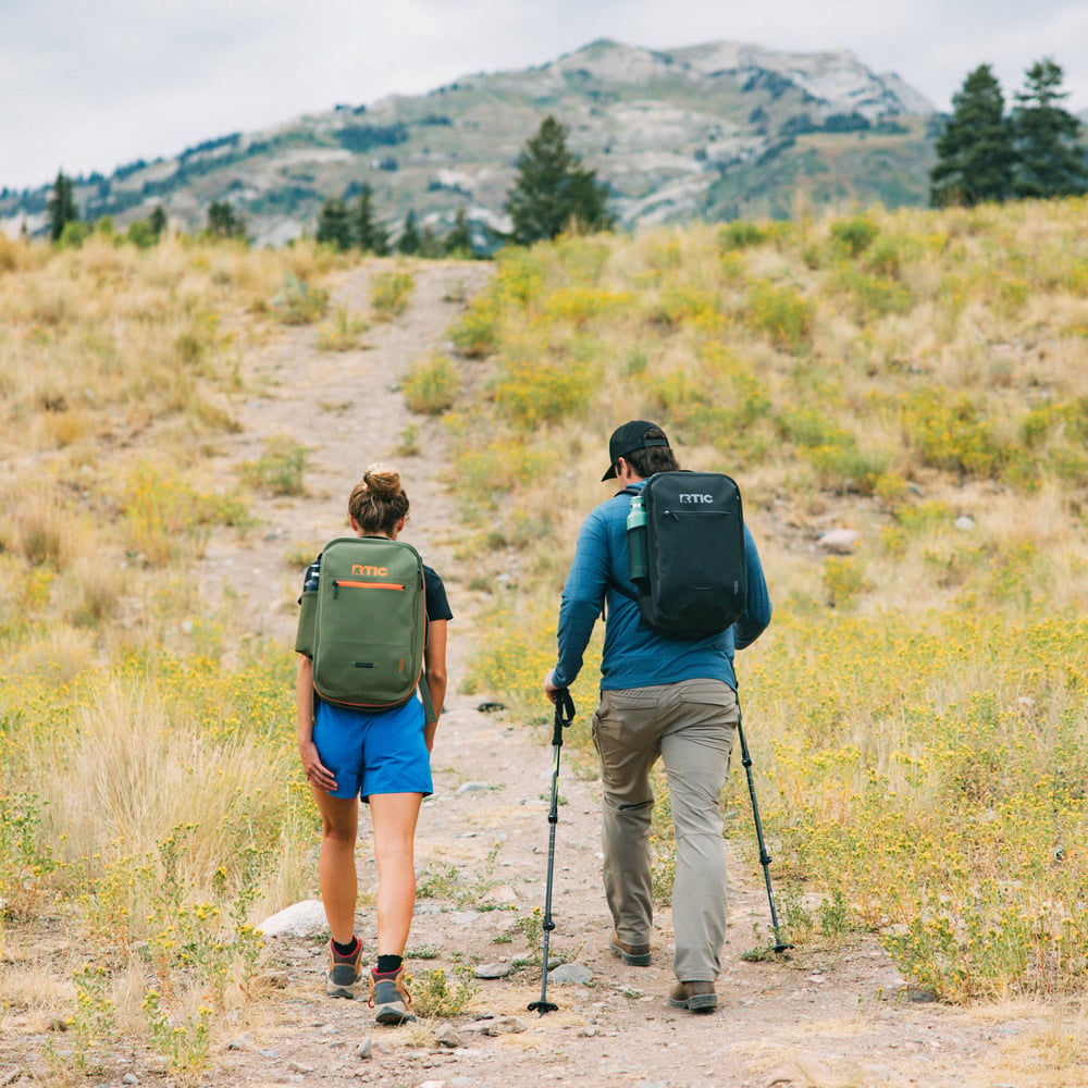 Ultra-Dry Backpack Olive & Orange | Rtic Bags