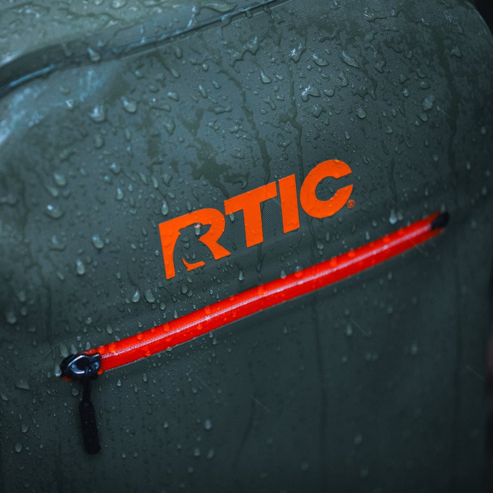 Ultra-Dry Backpack Olive & Orange | Rtic Bags