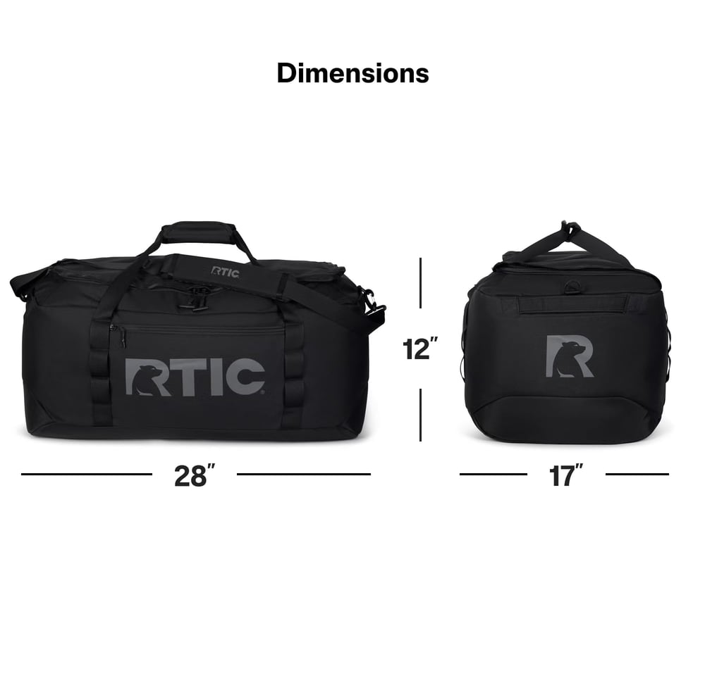 Road Trip Duffle Bag Black | Rtic Bags|Clearance