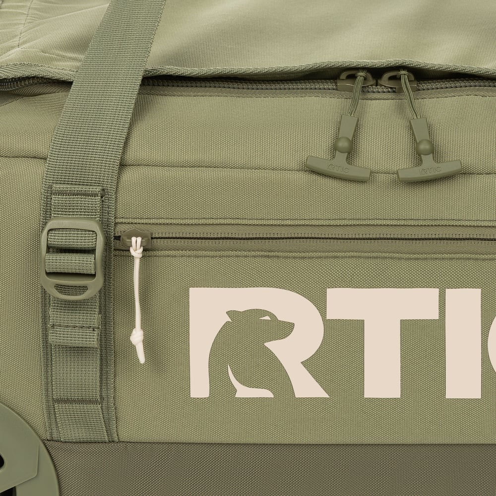 Road Trip Rolling Duffle Bag Olive & Beach | Rtic Bags|Clearance