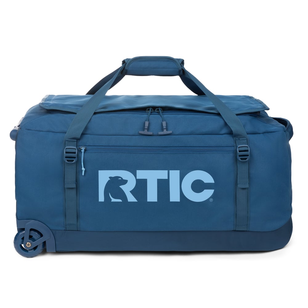 Road Trip Rolling Duffle Bag Navy & Denim | Rtic Bags|Clearance