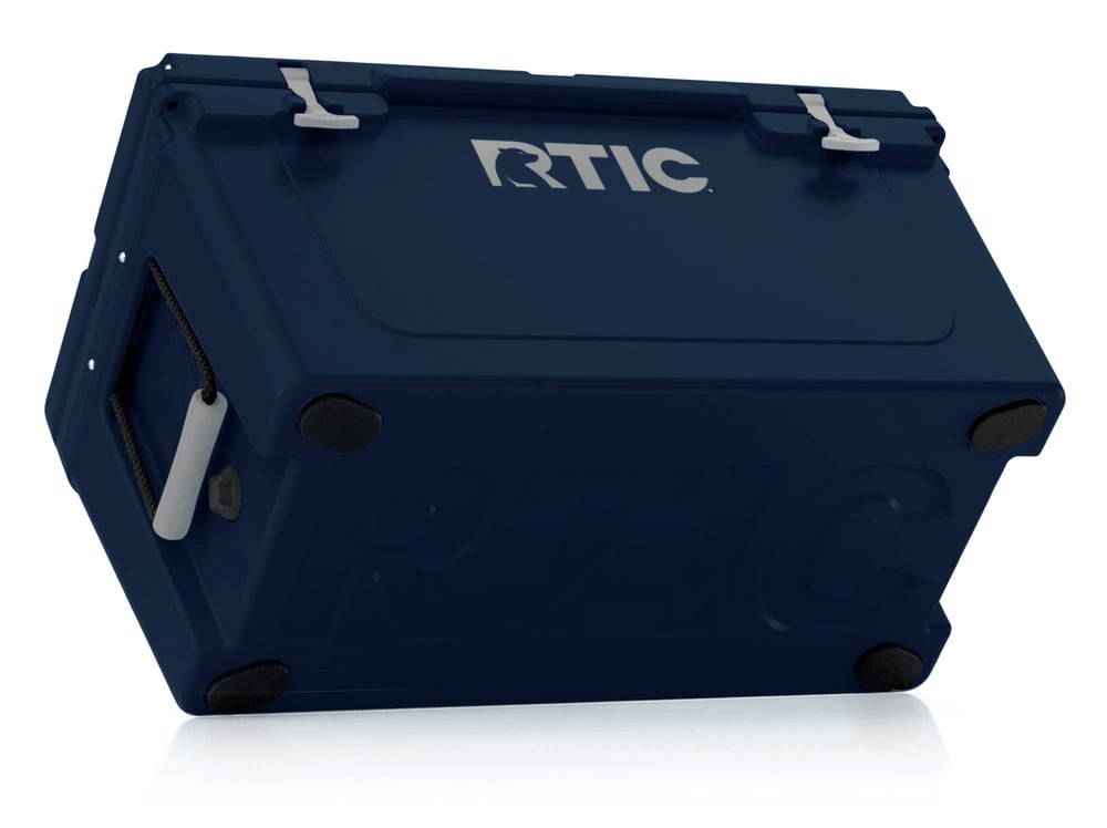 65 QT Ultra-Tough Cooler Navy | Rtic Hard Coolers