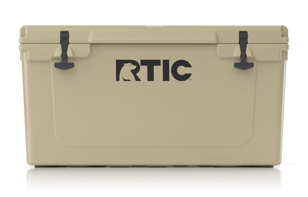 65 QT Ultra-Tough Cooler Tan | Rtic Hard Coolers