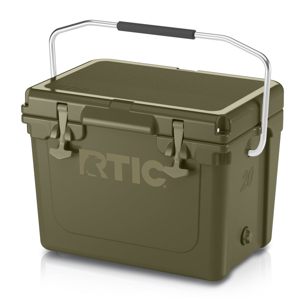 20 QT Ultra-Tough Cooler Olive | Rtic Hard Coolers|Clearance