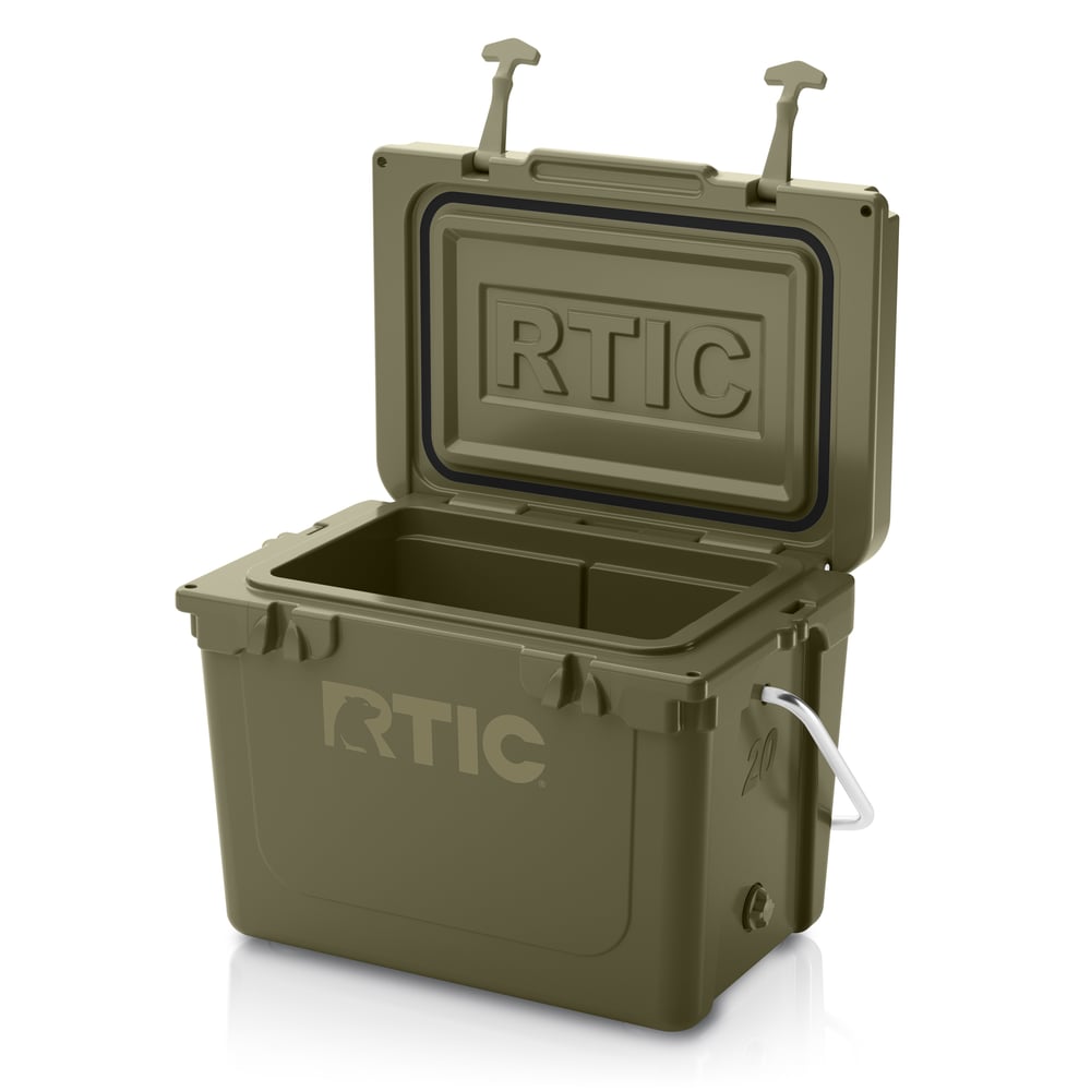 20 QT Ultra-Tough Cooler Olive | Rtic Hard Coolers|Clearance