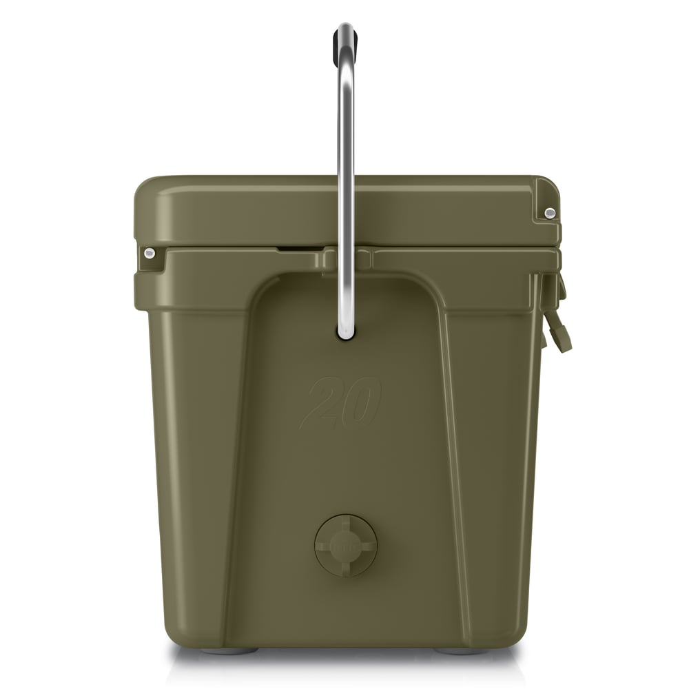 20 QT Ultra-Tough Cooler Olive | Rtic Hard Coolers|Clearance