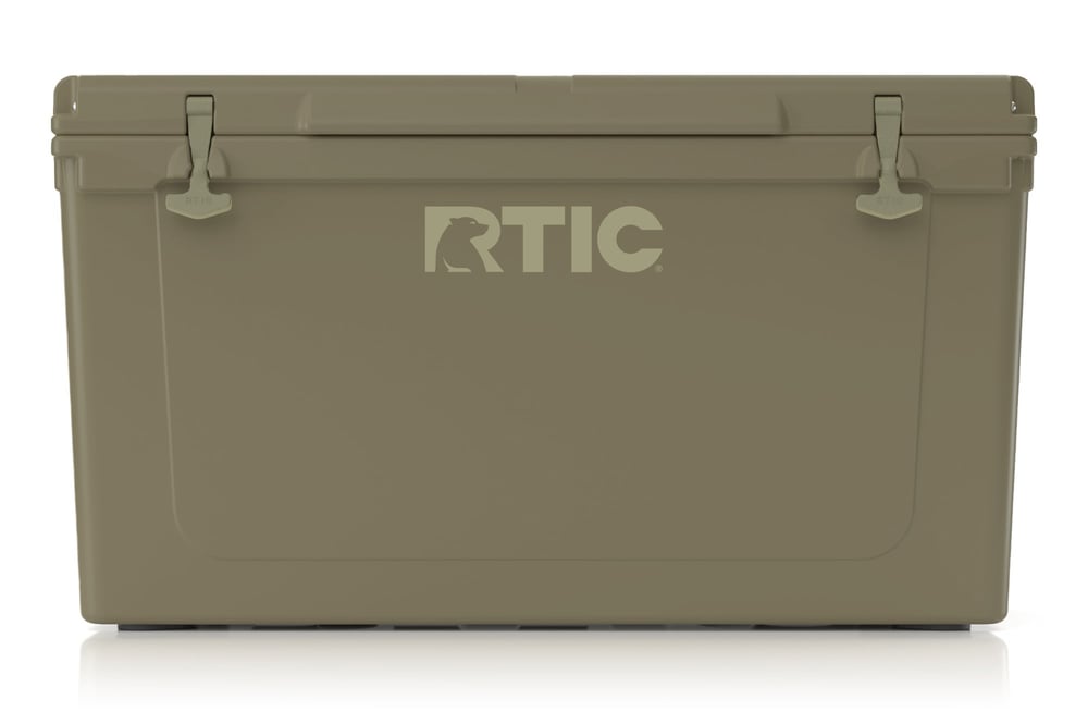 110 QT Ultra-Tough Cooler Olive | Rtic Hard Coolers