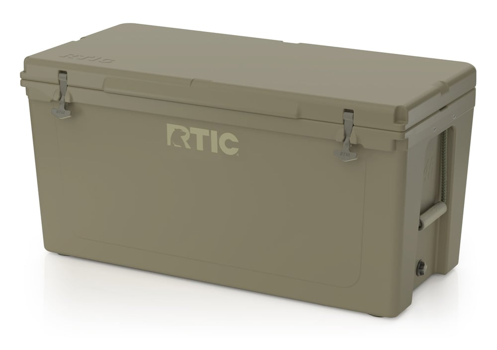 145 QT Ultra-Tough Cooler Olive | Rtic Hard Coolers