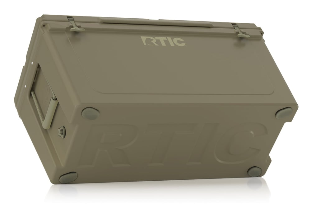 145 QT Ultra-Tough Cooler Olive | Rtic Hard Coolers