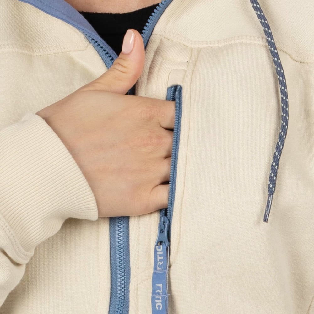 Women's Water-Repellent Full-Zip Hoodie Bone | Rtic Gear|Clearance