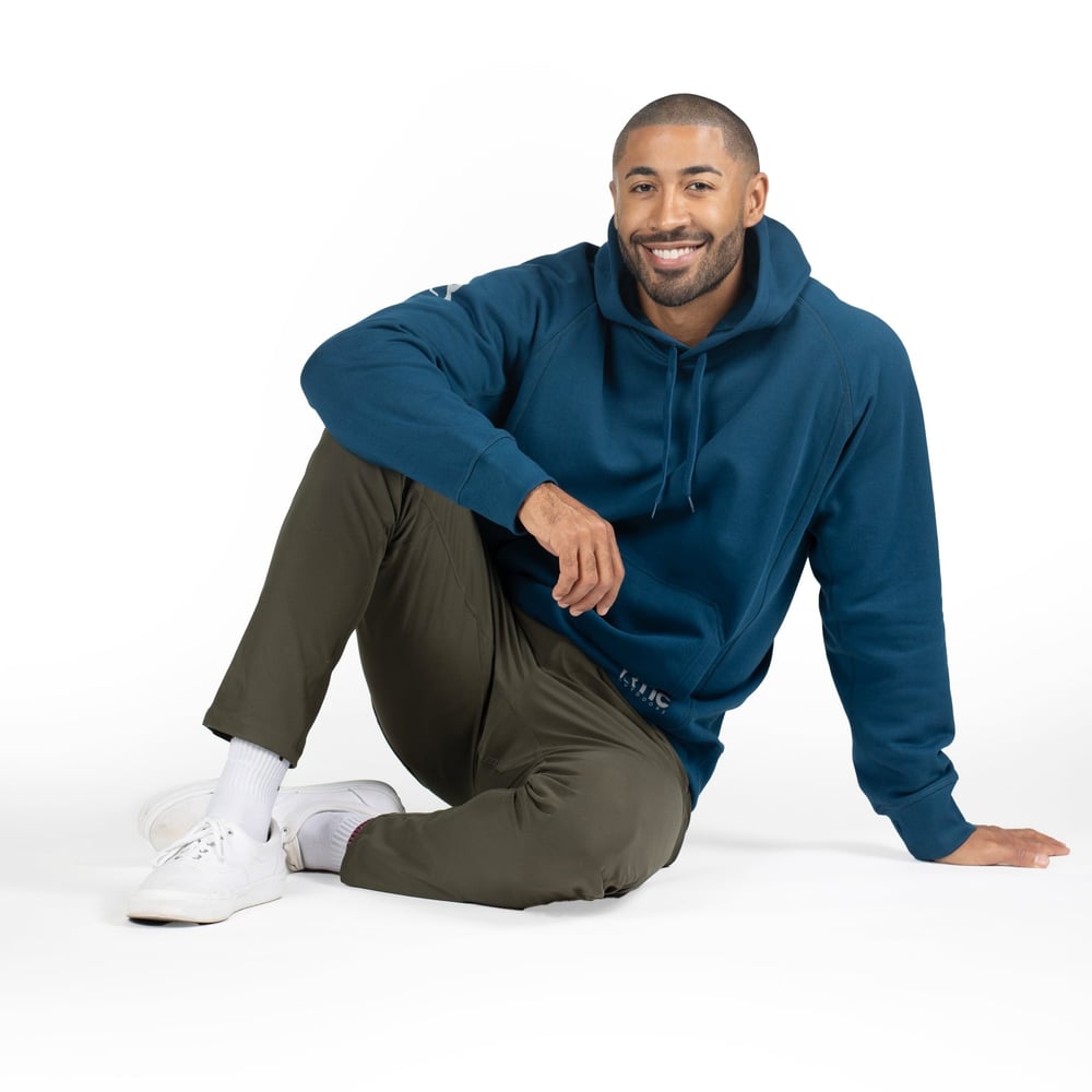Water-Repellent Pullover Hoodie - Relaxed Fit Dark Navy | Rtic Gear|Clearance