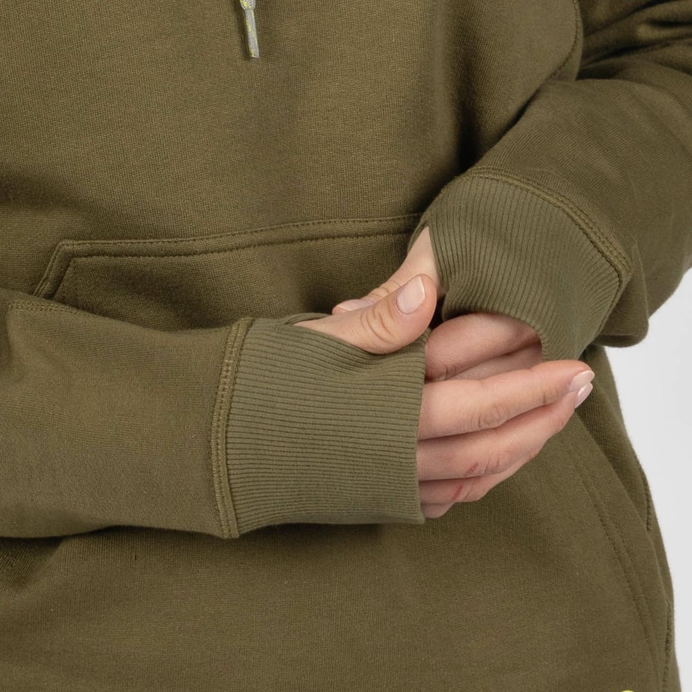 Water-Repellent Pullover Hoodie - Athletic Fit Olive | Rtic Gear|Clearance
